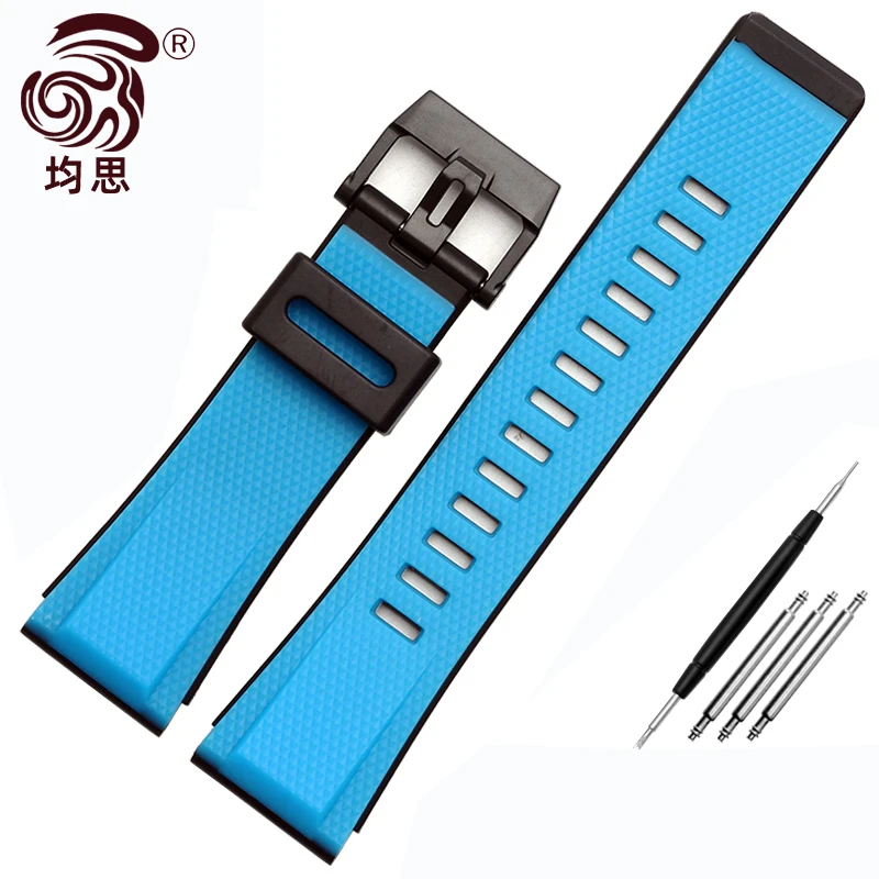 Rubber Strap For Casio G-SHOCK Octagonal GA 2000 GA-2000-1A2 Watchband Waterproof Bracelet Silicone Sport Wristb Universal Strap