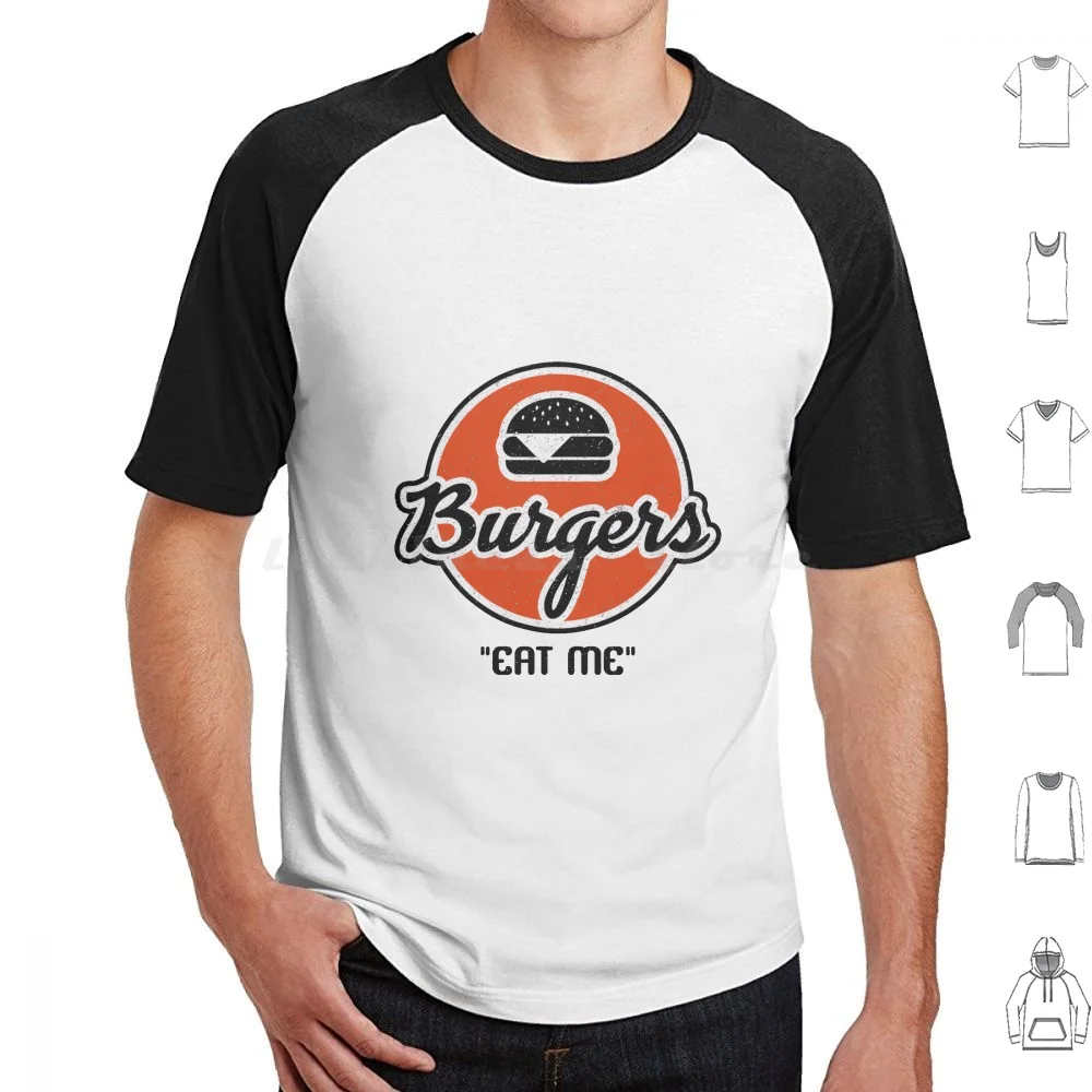 Camiseta Basket Burgers 6XL de Algodón, Estilo Retro Vintage, Comida Rápida, Hamburguesas, Papas Fritas, Cestas, Coche, Divertida y Personalizada