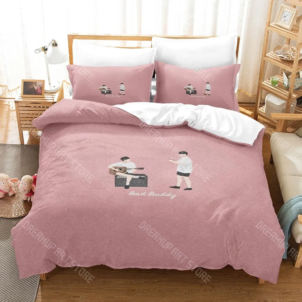 3D Printed Bad Buddy Movie Bedding Set for Boys Girls Duvet Cover And Pillowcase Twin Queen King Full Single Double Sizes