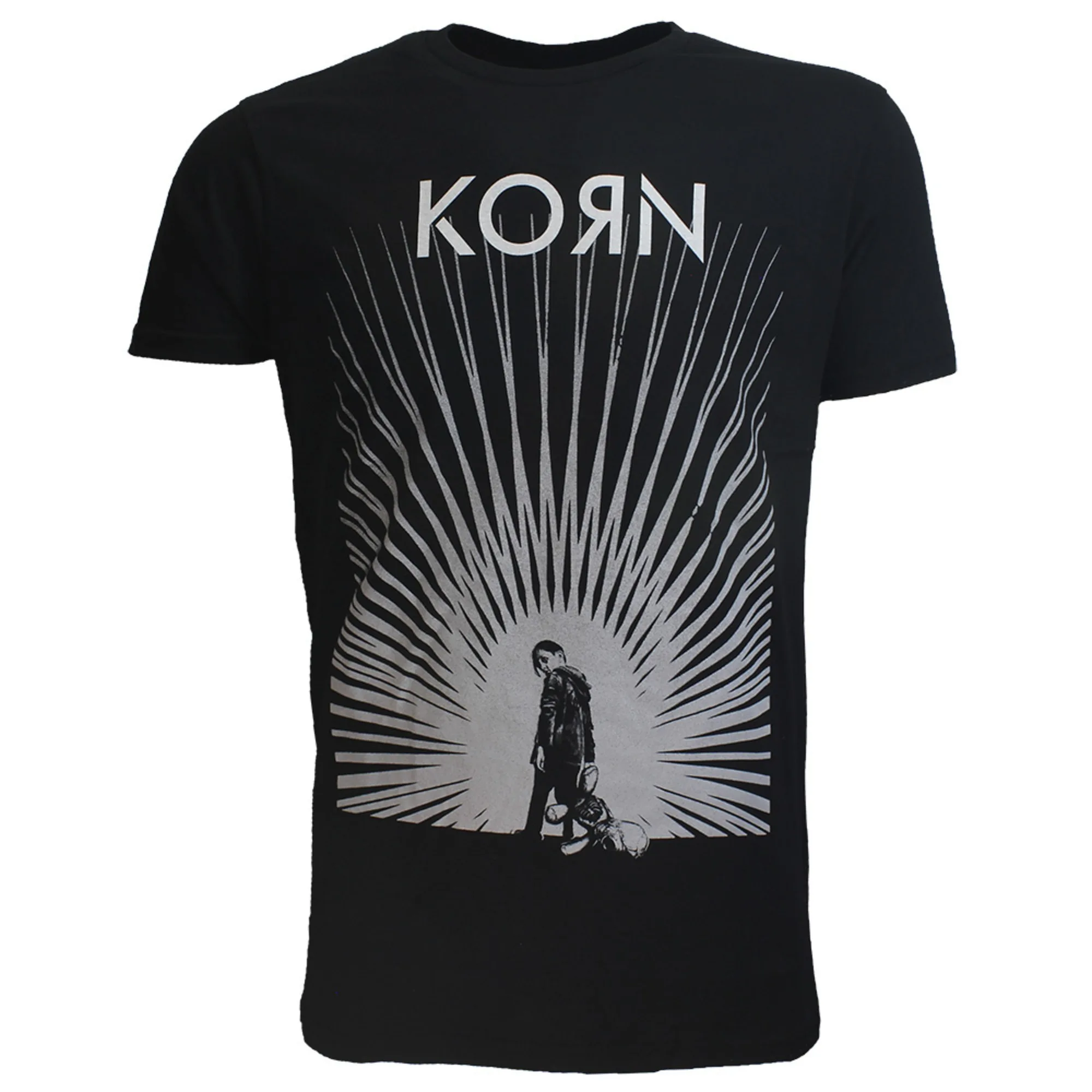 

Korn Radiate Glow T-Shirt Men's and Women's Short Sleeve Retro Street Band Y2k Brand T-shirt Summer Tops Men Clothing Streetwear