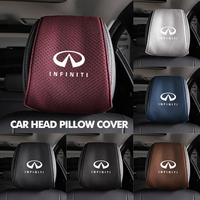 Universal Ice Silk Car Pillowcase Front Seat Headrest Dust Cover For Infiniti Q70L QX50 Q50 QX30 QX60 QX80 Q60 Q30 QX70 Q70 G37