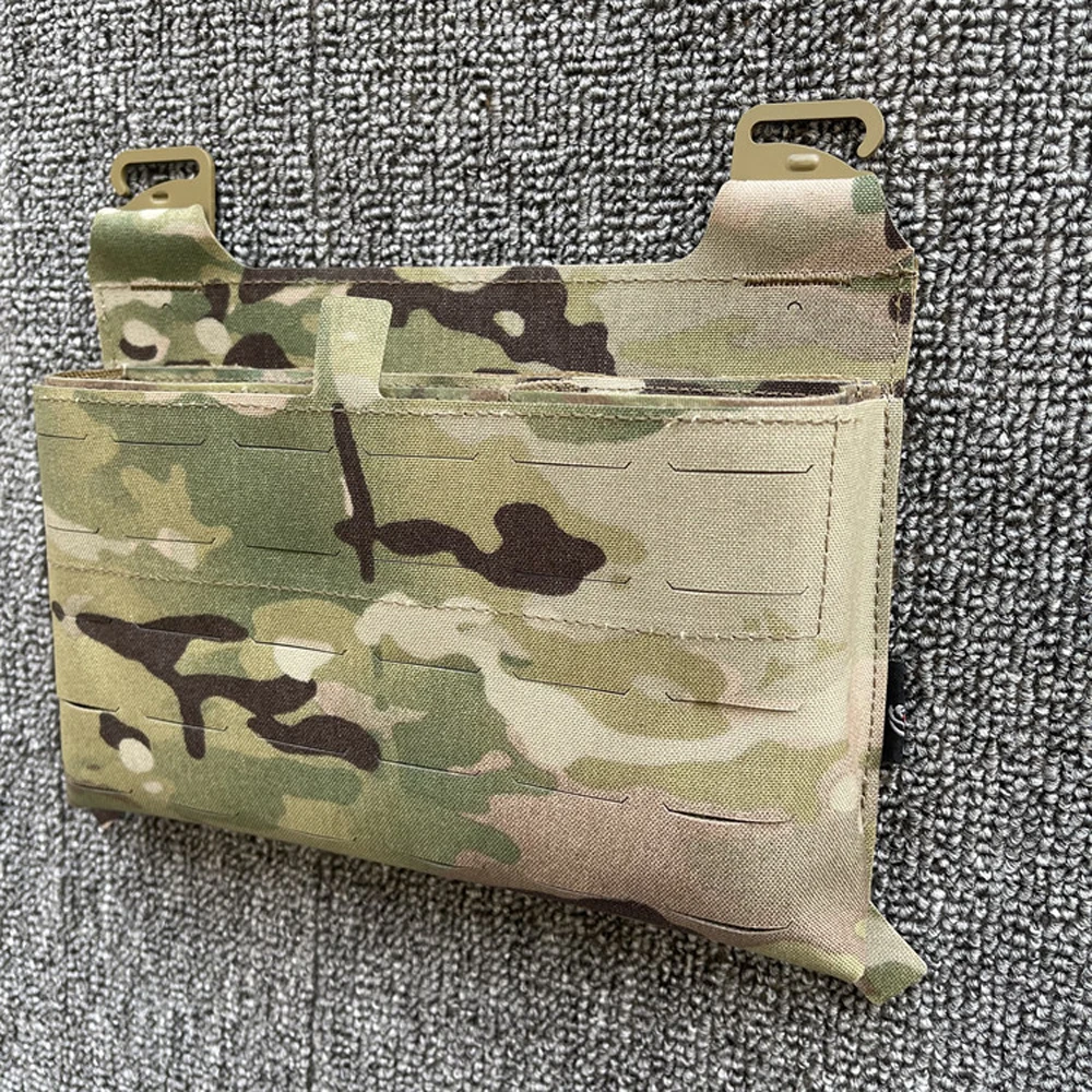 Tactical Vest Bag laser Cutting Magazine Bag front Chest Expansion Conversion Gear panel Board Carrier Magnetic Bag
