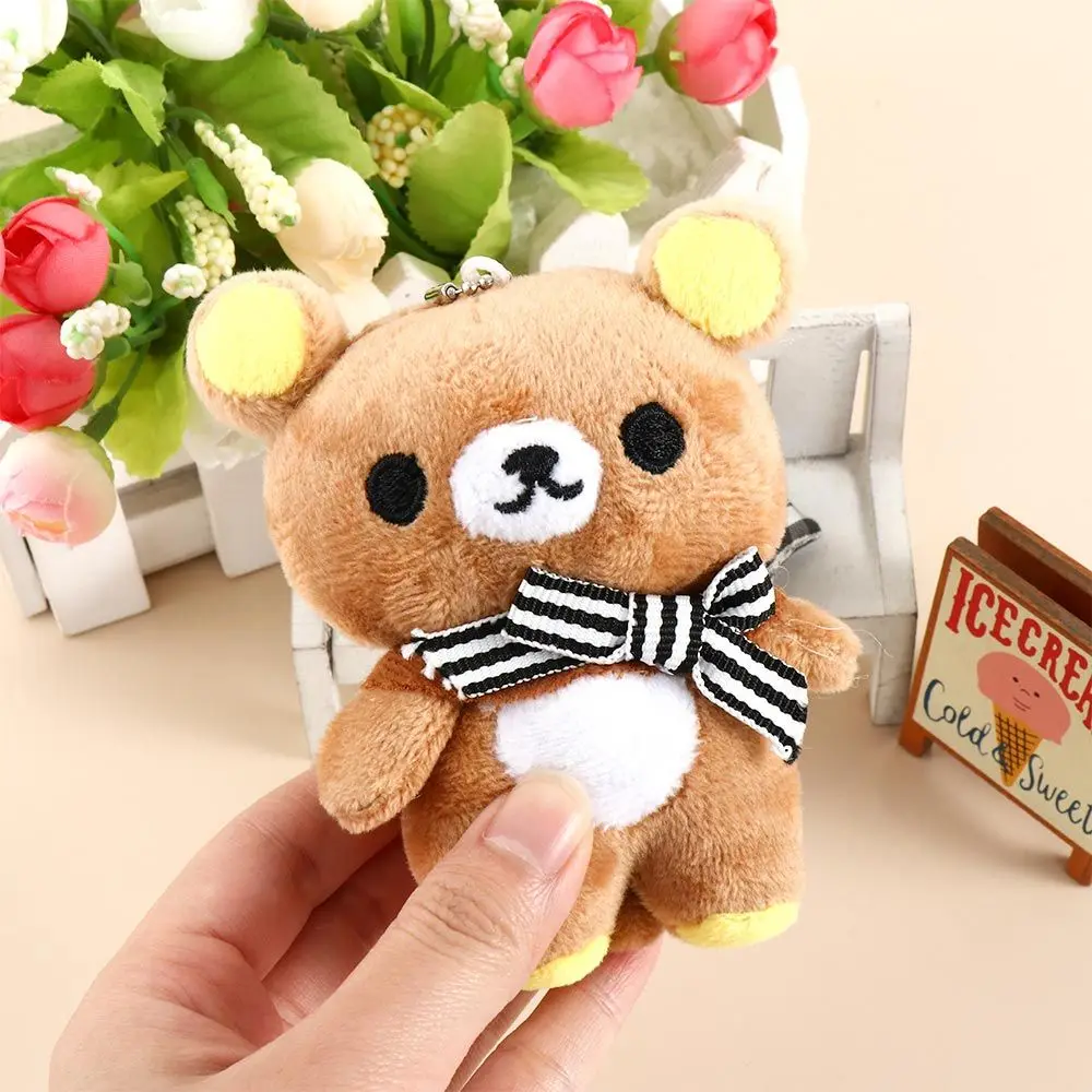 1pcs Standing Bear Charm TOY Plushie Toy Baby Toy Soft Figure DOLL Design Pendant Key Chain Bear Plush Stuffed TOY