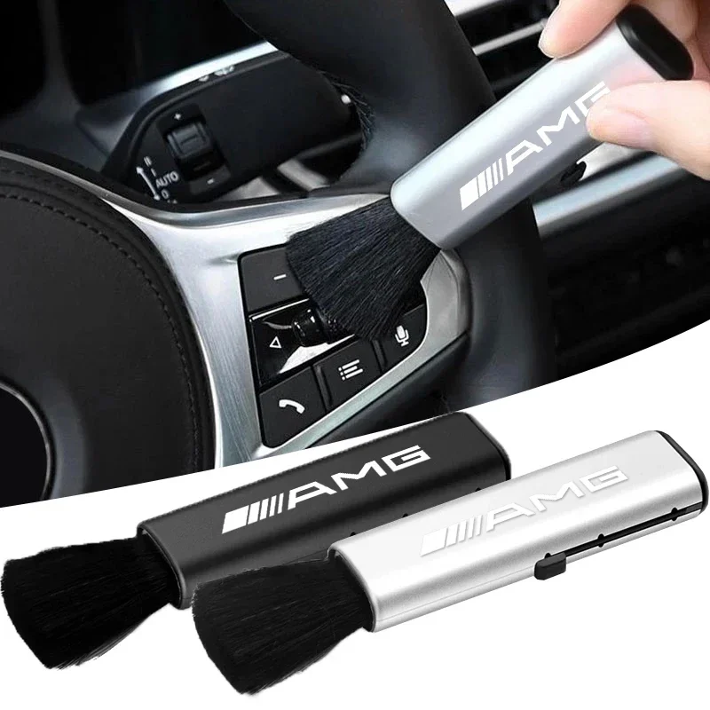 Car Interior Cleaning Brush Air Conditioner Vent Cleaning Tool For Mercedes benz AMG C E S GLE CLC Class W205 124 W221 W213 W212