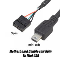 1/3/5pcs Motherboard 9P to MicroUSB Android port to DuPont 2.54USB pin Type-C to MINIUSB data cable 50cm