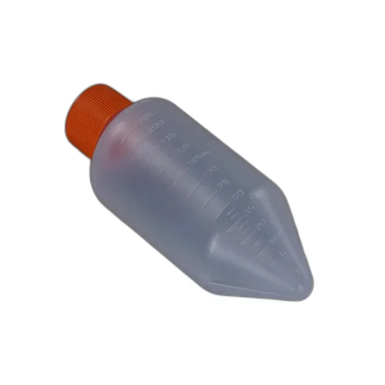 hot sale Conical Plug Sealed Lid Polypropylene Centrifuge Bottle 250 or 500ml