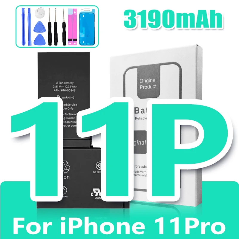 بطارية جديدة بقدرة 3550 مللي أمبير في الساعة لهاتف آيفون 7 8 6S 6 Plus X XR 11 11Pro Xs Max بطارية هاتف عالية السعة