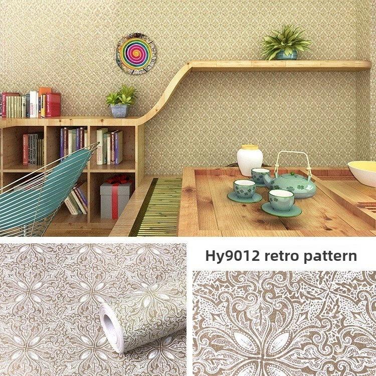 

Европейская наклейка на обои из ПВХ-самоклеящаяся водонепроницаемая для гостиной, фон для потоковой передачи в реальном времени, перегородка для домашнего декора