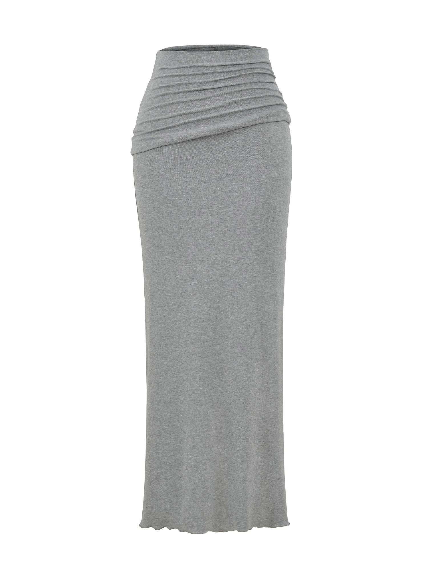 American Sle taille haute Sexy minceur f jupe femmes pur désir Ele polyvalent ceinturé jupe longue