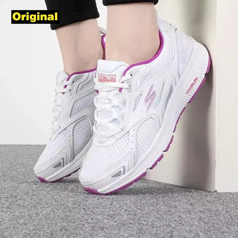 

Skechers Women's Sneakers Summer mesh breathable casual running shoes Lightweight shock-absorbing jogging shoes