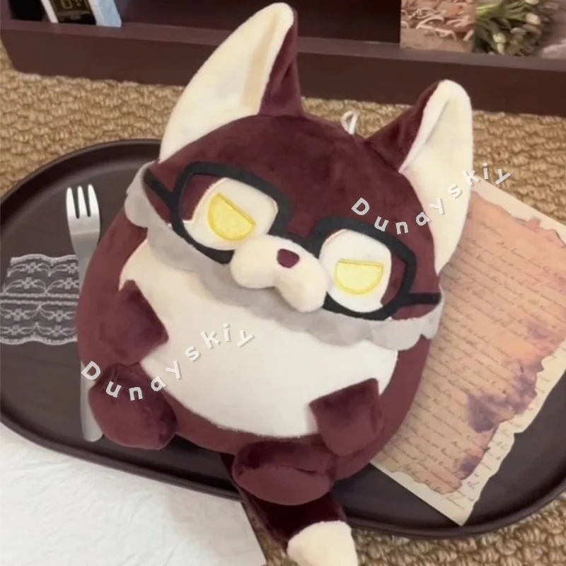 Valko Fan-made 15cm Round Wolf Bobo Cotton Pendant Plush With Ears And Tail Love And Deepspace Halloween Cos Game Fan Gift - view 4