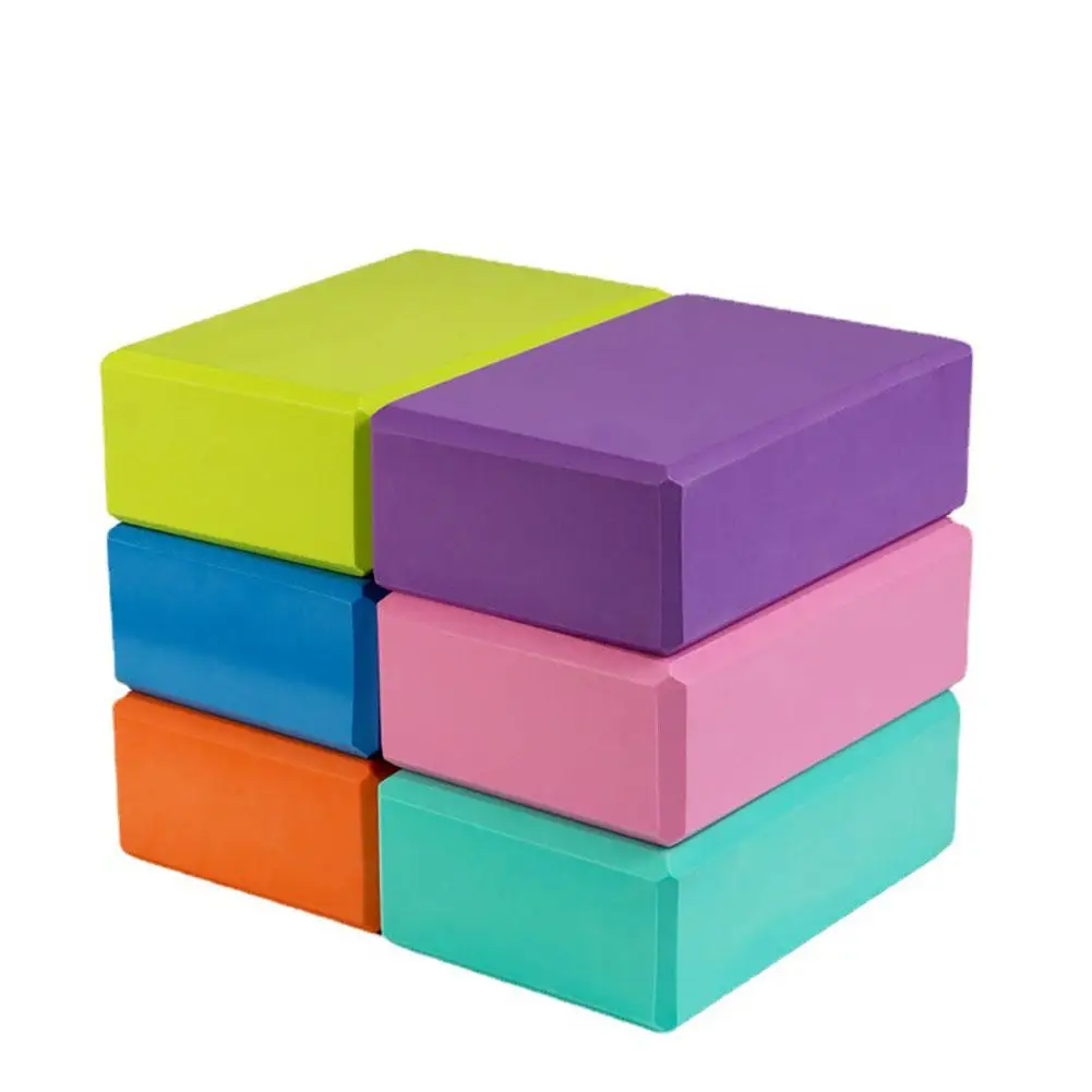 Gym Fitness EVA Yoga Block Colorful Foam Block Brick For Crossfit Exercise Workout Training Bodybuilding Equipment Dropshipping