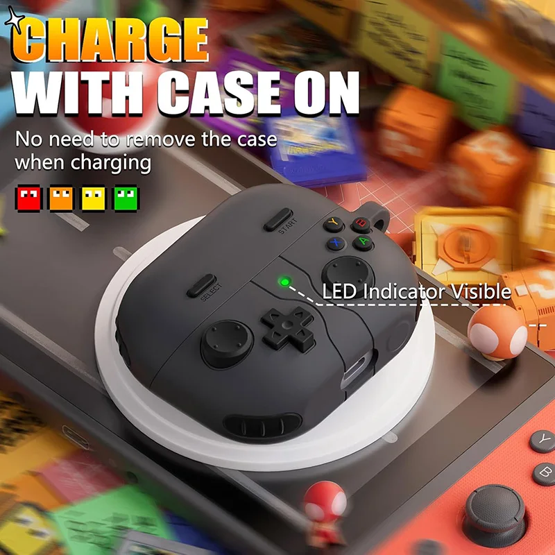 Case For Samsung Galaxy Buds 3 /Buds 3Pro with Cleaner Kit Cute Funny Cartoon Game Design Silicone Protective Case with Keychain