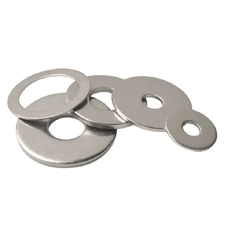 304 stainless steel non-standard enlarged flat washer /meson M4* diameter7 8 9 10 12 16* thickness 0.5 0.8 1 1.5 2