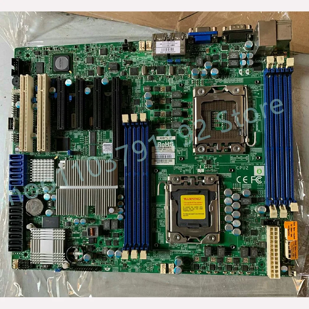 X8DTL-3F Motherboard DDR3 SATA2 PCI-E 2.0 Integrated IPMI 2.0 Xeon Processor 5600/5500 Series For Supermicro