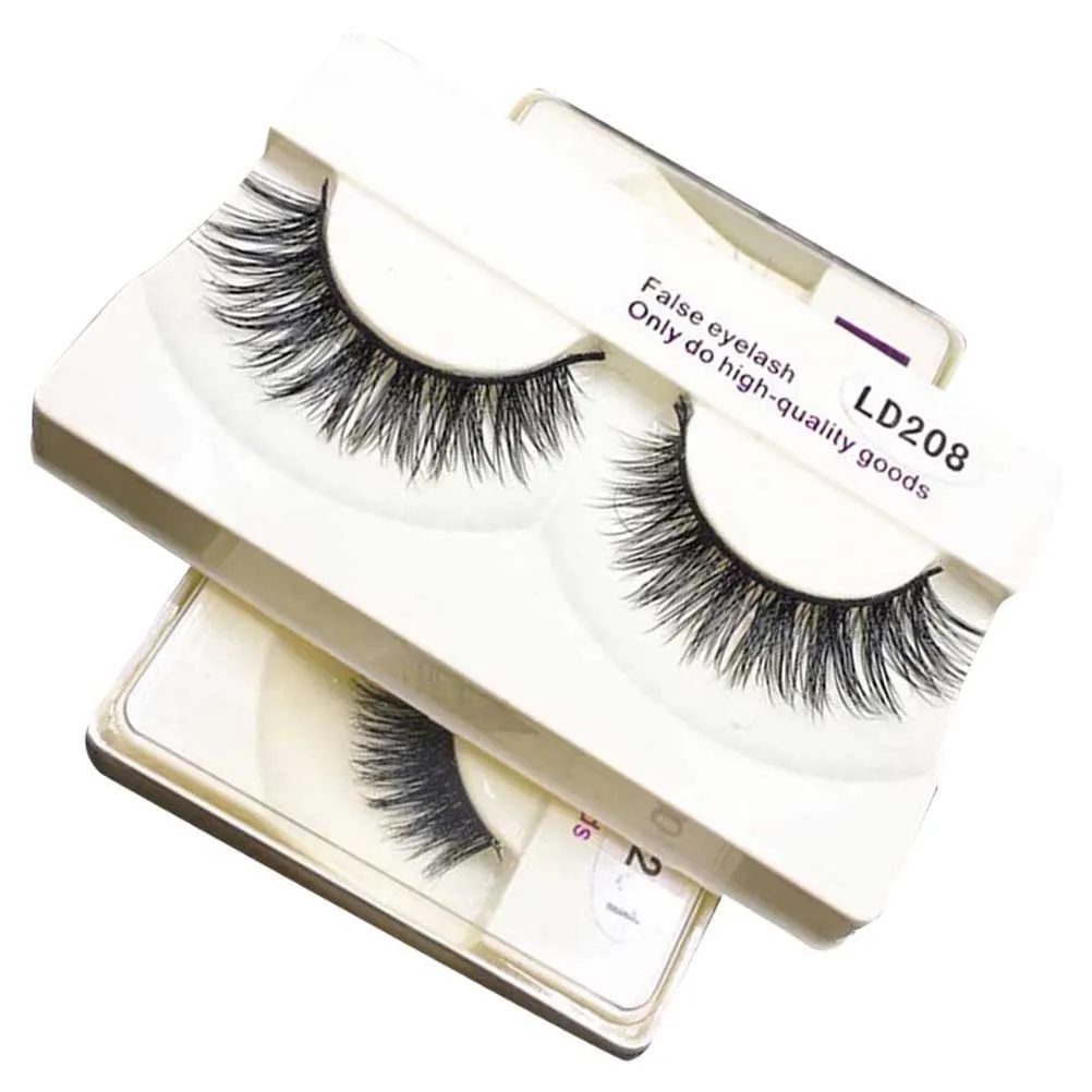 Premium False Eyelashes Long Thick Lashes Natural Look Easy to Use Remove Safe Odorless for Women Daily Makeup