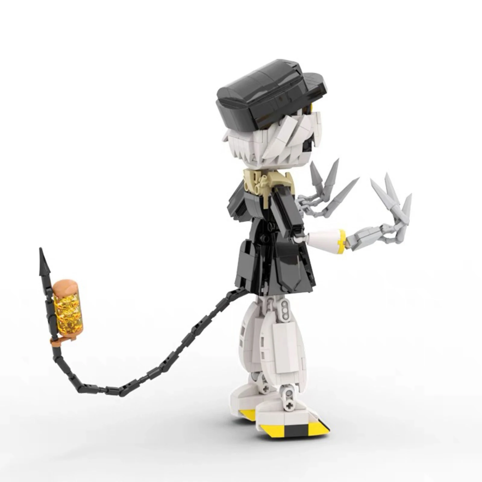 Classic Anime MOC Cartoon Characters Robot Assassin Drones Model DIY Ornaments Mecha Assembly Building Block Kit Toy for Kids