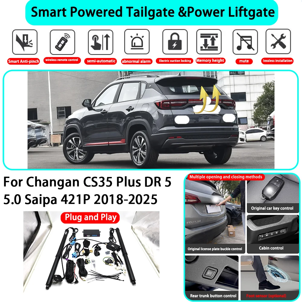 

﻿for Changan CS35 Plus DR 5 5.0 Saipa 421P 2018-2025 OEM Smart Automatic Powered Tailgate Electric Power Tailgate Lift Kit