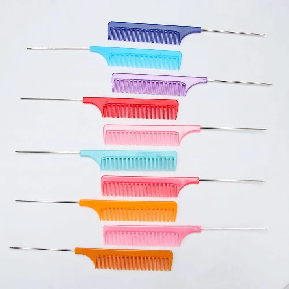 

Straight Hairdressing Anti-static Hair Brush Combs Styling Tool Pin Tail Combs