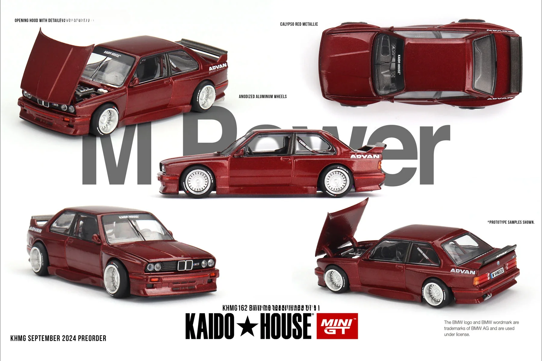 

**Предзаказ **Kaido House + MINIGT 1:64 M3 (E30) Модель автомобиля Kaido GT V1