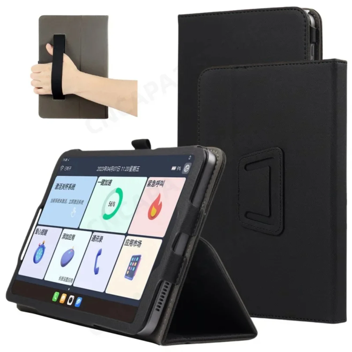 Elegant, Stylish, and Durable PU Leather Tablet Case Cover with Soft Interior Lining - Ultimate Protection for Tab60 8.68