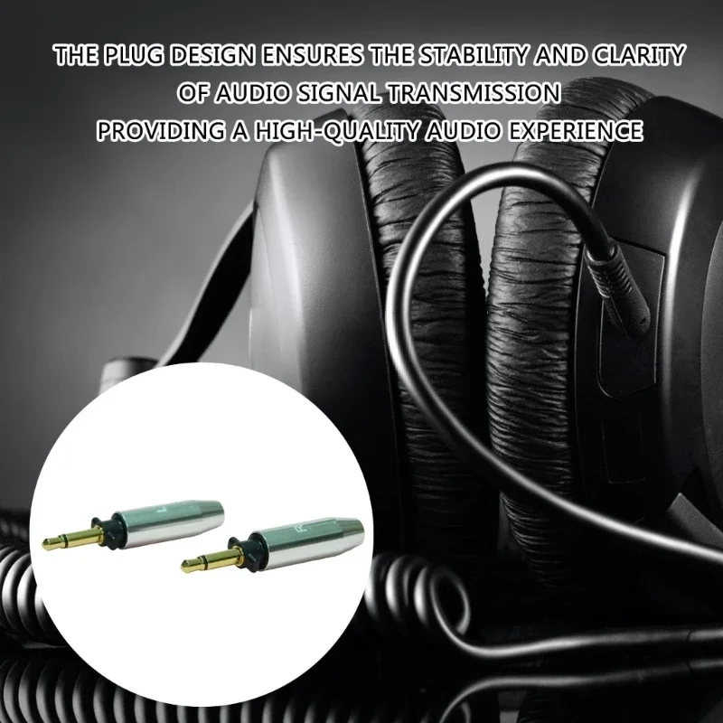 Headphone Plug Music Connectors for Final SONOROUS D8000 Headphones Solid Plugs Quaity Music Transmission for Everyday Use