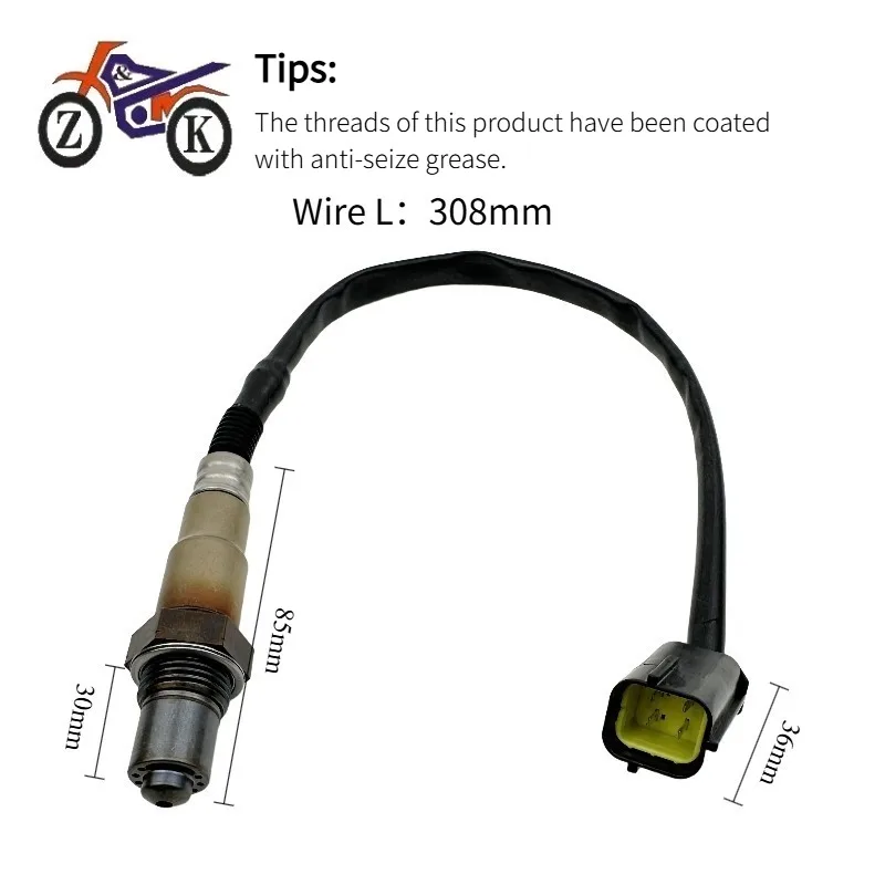 Probe O2 Oxygen Sensor 0258006974 For Loncin VOGE 300 For Benelli TRK502 X 502C Leoncino 500 Trail For CFMOTO CForce ZForce 400L