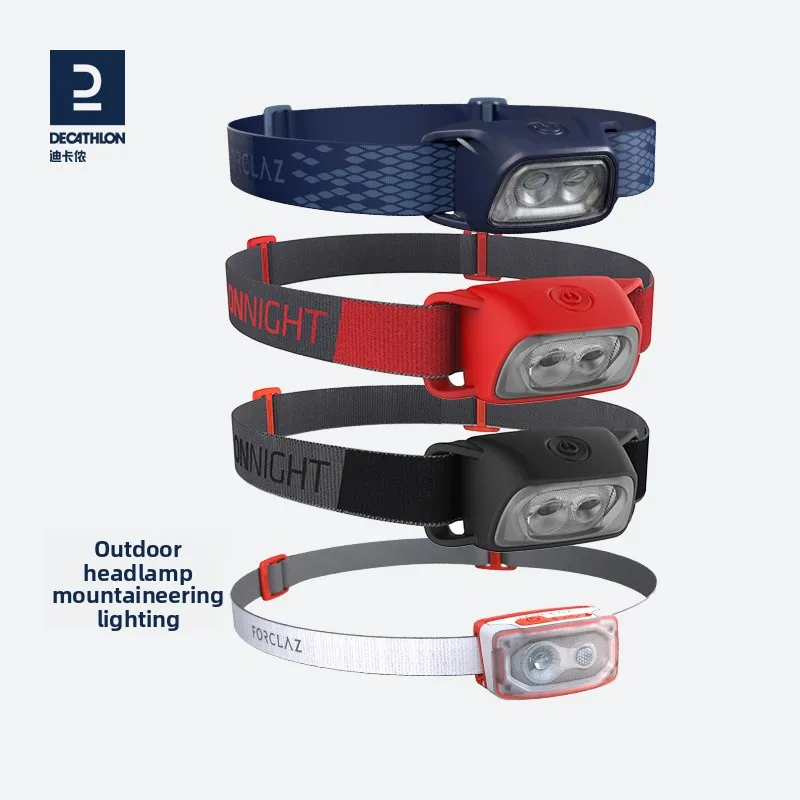 

Налобный фонарь Decathlon Outdoor LED для кемпинга, походов, рыбалки, легкий и компактный