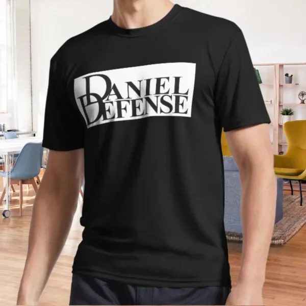 New Best Daniel Defense Active T-Shirt Funny Logo Tee Men's T-Shirt Size S to XL