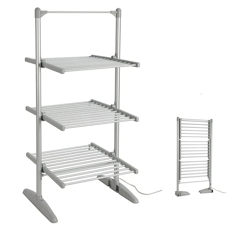 رف مجفف ملابس من الفولاذ المقاوم للصدأ تسخين كهربائي للاستخدام المنزلي والفنادق #1