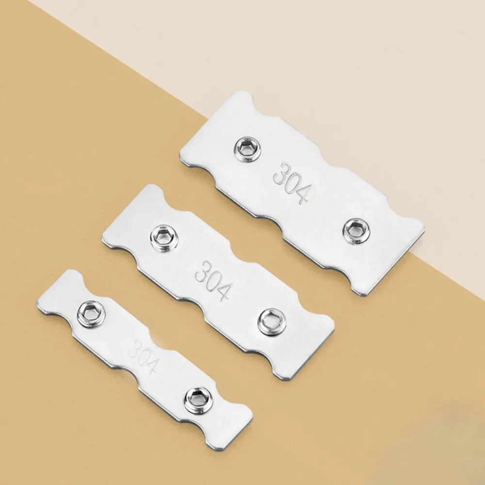 4PCS Stainless Steel Wind Support Limit Plate Window Lock Non Punching Window Limiter Limit Lock Portable