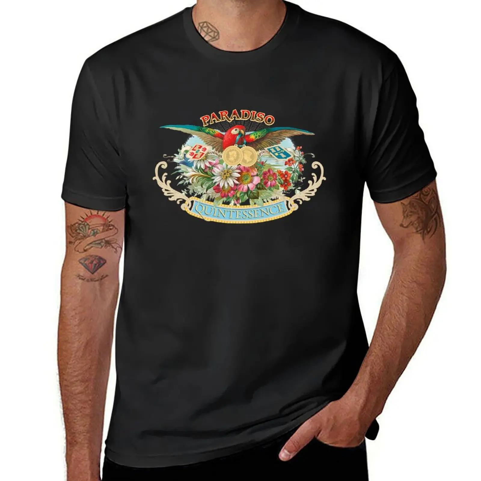 San cristobal cigars T-Shirt tops sports fans plain black t shirts men