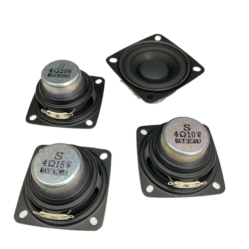 SOTAMIA 2Pcs 2 Inch Square Audio Full Range HiFi Speaker 4 Ohm 8 Ohm 20W 15W 10W 4R 8R DIY Soundbar Bluetooth Speaker
