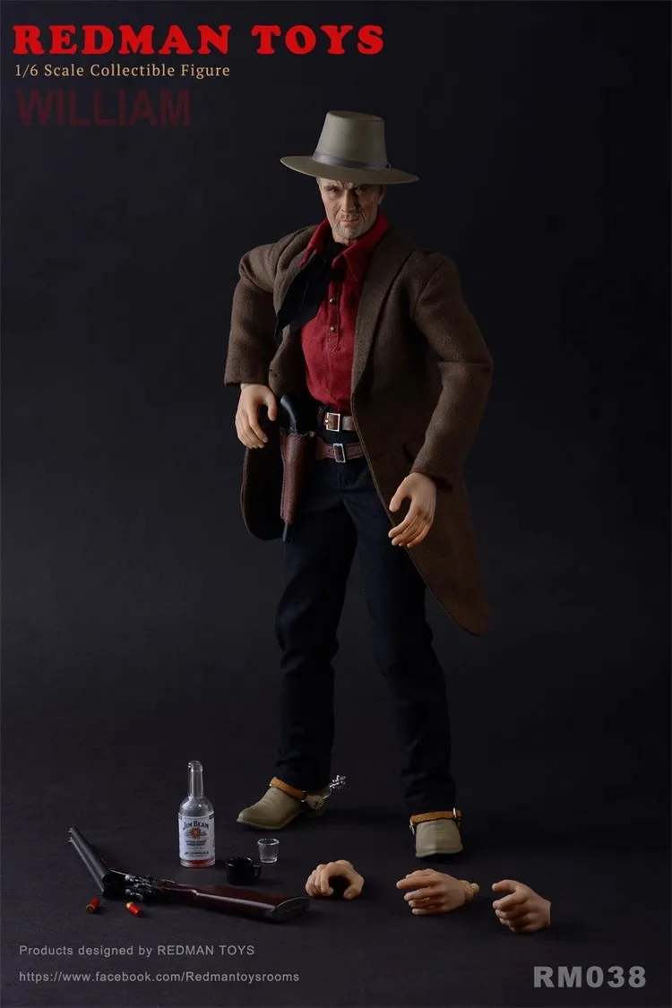 

RM038 REDMAN TOYS 1/6 Мужской солдат Уильям 12 дюймов Фигурка Кукла Модель игрушки в наличии Коллекция