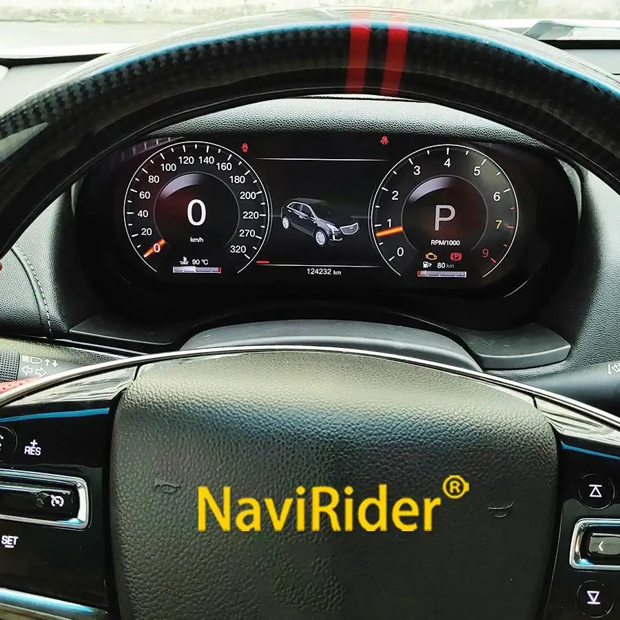 

Цифровая приборная панель Y 1920*720 12.3 дюйма для Cadillac ATS XTS CTS-L 2014–2019, центральная панель спидометра