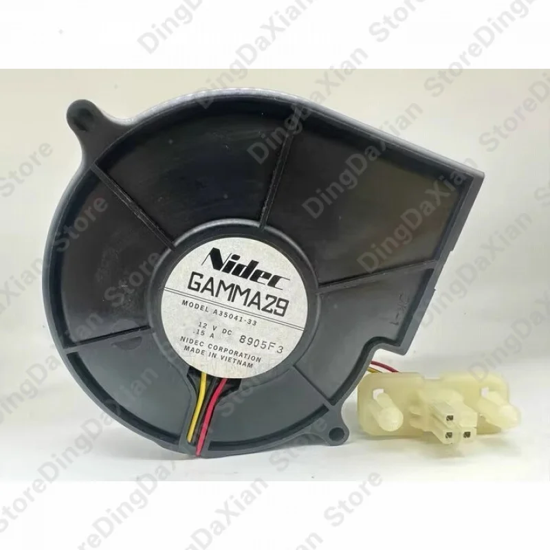 S For NIDEC A35041-33 9730 DC12V 0.15A 9.7CM 3-Pin Turbo Cooling Fan 1pcs