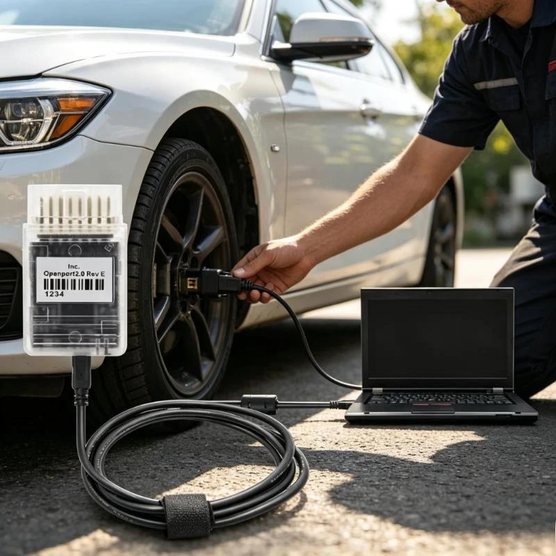 Verbessertes Full-Chip Openport 2.0 ECU FLASH Open Port 2.0 Chip-Tuning OBD2 Auto-Diagnosegerät für Mercedes Benz J2534 ECU-Code-Scanner