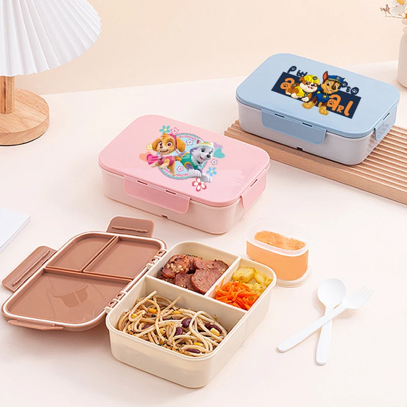 

Paw Patrol Plastic Lunch Bag Anime Fashion Bento Box Microwavable Meal Storage Food Container Travel Picnic Fruit Salad Box