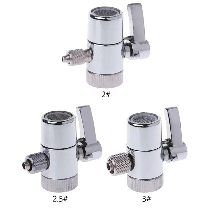 31GJ Water Filter Faucet Diverter for Valve Ro System 1/4" 2.5/8" Tube Connector
