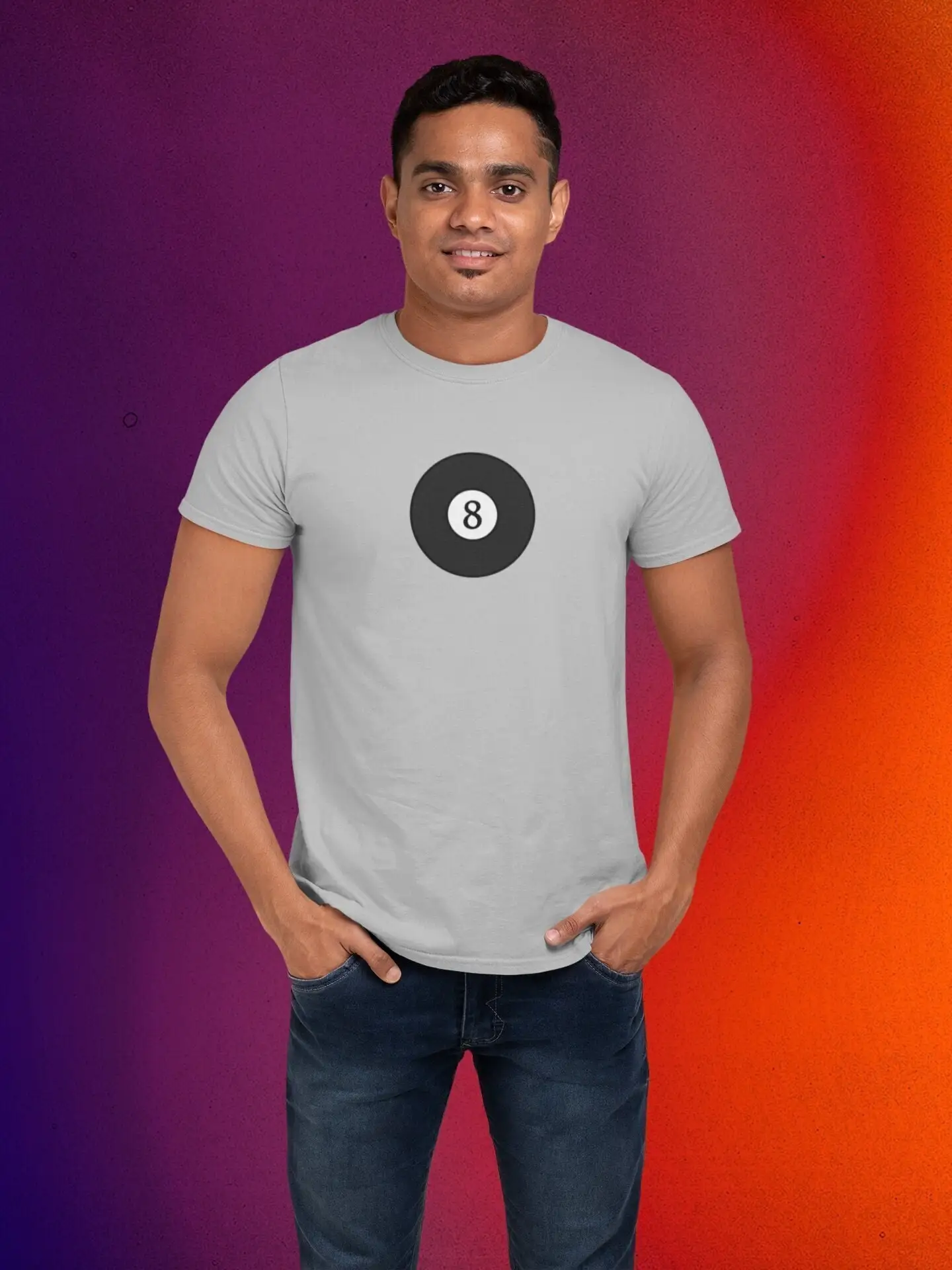 behind the eight ball