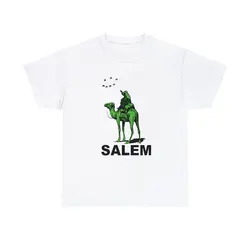 Salem s4lemシルクロードイッチハウス、大人のためのドレンディングアンテッドマウンドシャツ、レギュラーフィットクルーネックTシャツ