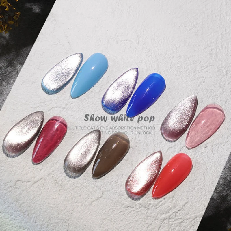 1pc-Super Forte Silicone Nero Cat Eye'sNail Magnete Stick Professione Gel Cat Eye Strumento magnetico Penna magnetica per nail art fai da te