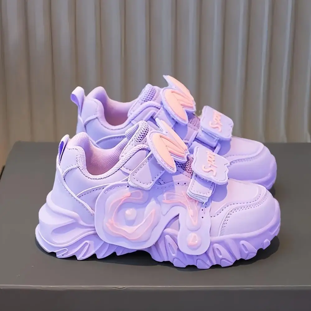 2026 خريف جديد الفتيات احذية الجري لينة وحيد الاطفال أبي أحذية أطفال أحذية رياضية خفيفة الوزن تنفس المضادة للانزلاق #3