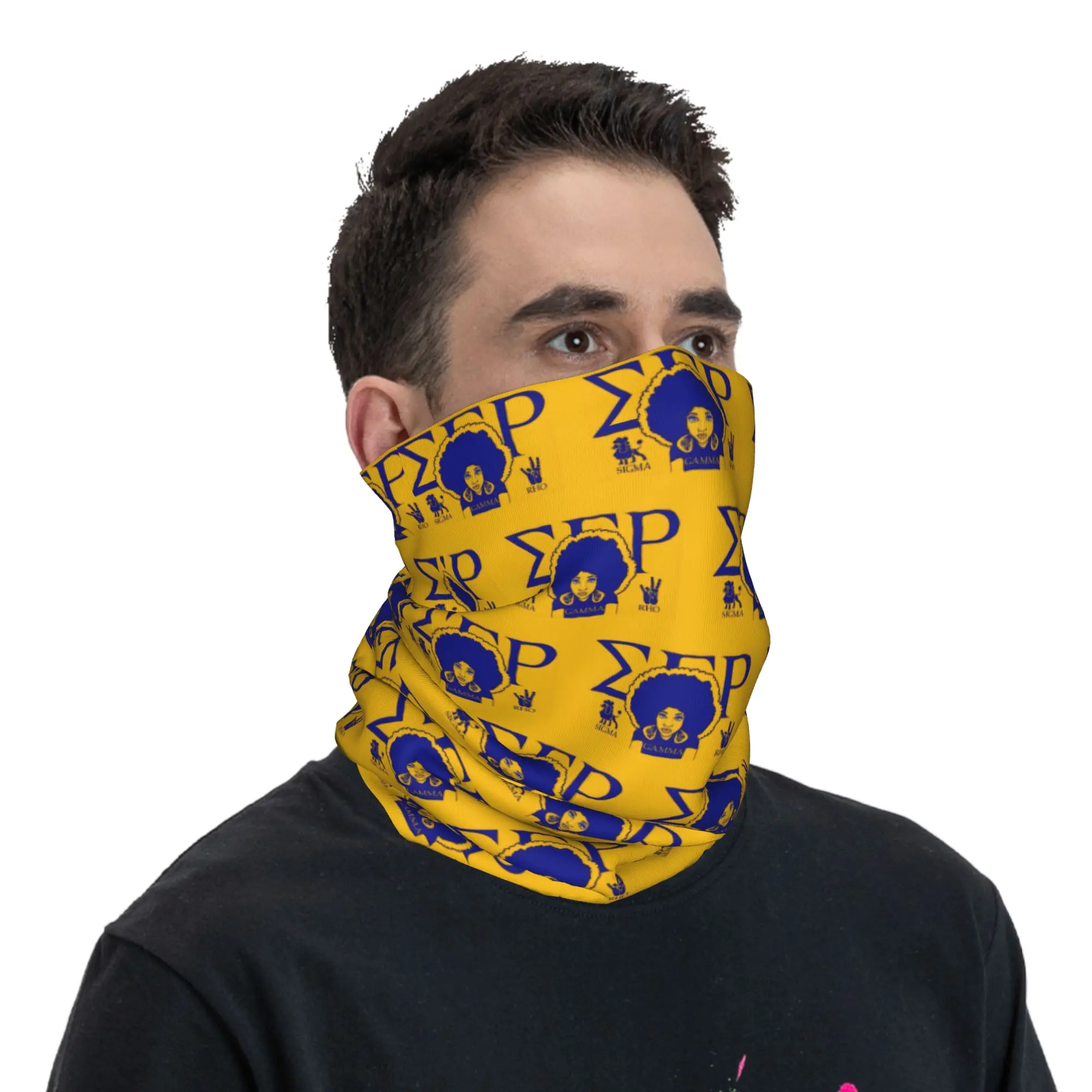 Sigma Gamma Rho Bandana cuello polaina protección UV cara bufanda cubierta mujeres hombres afroamericano hermandad sombreros tubo pasamontañas