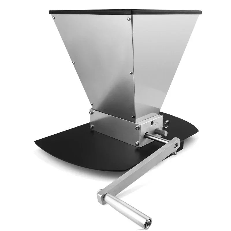 New  Metal Base Malt Mill Stainless Steel Roller Grinder Manual Crusher For Wheat Grain t Mill Beer Homebrew
