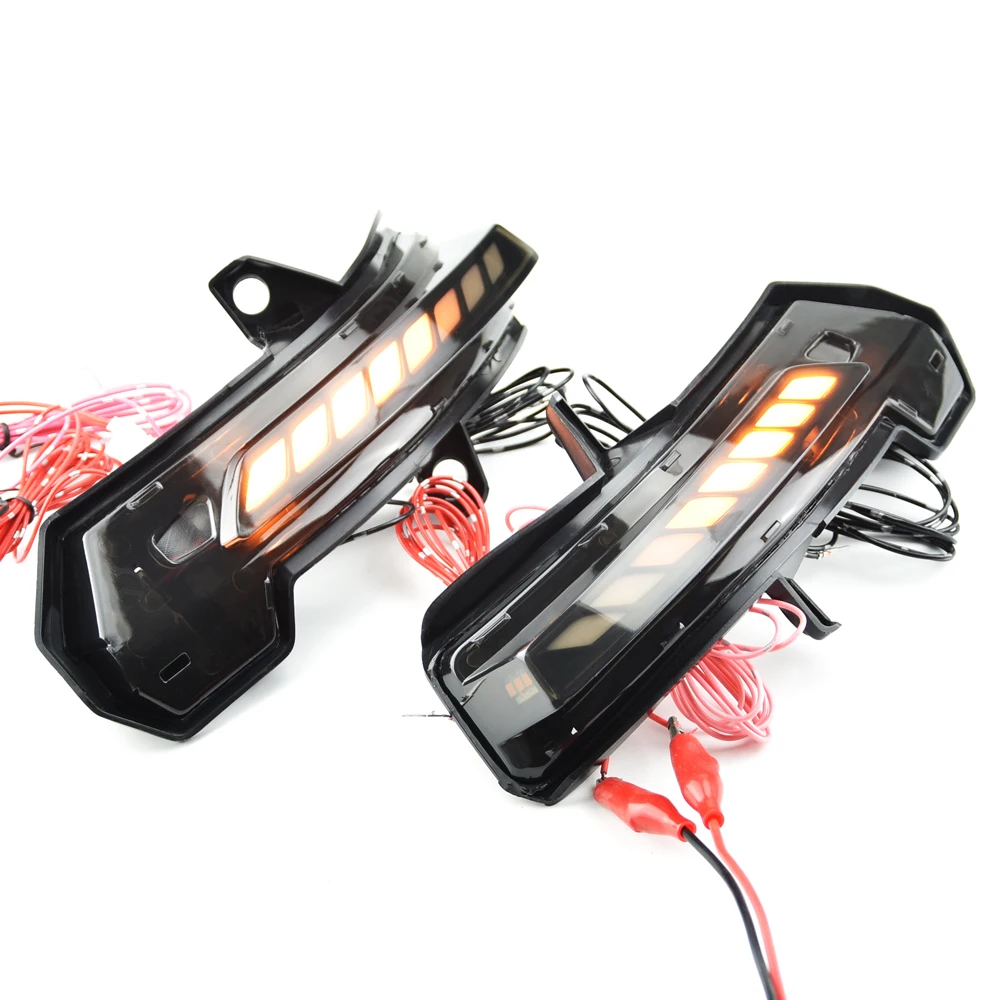 

2pcs Led Rear View Mirror Cover Lamp for Cadillac CT4 XTS XT56 XT4 CT6 CT5 16-20 Side Turn Signal Daytime Running Lights