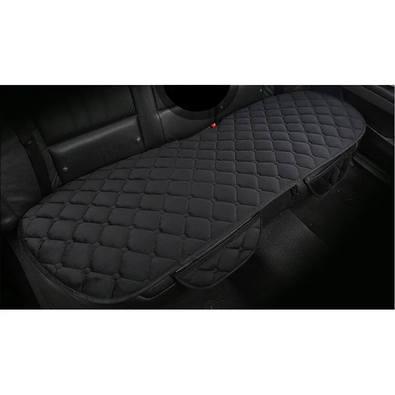 Universal Short Fiber Full Set Car Seat Cover, Front Rear Soft Anti-slip Seat Cushion Pad for Sedan SUV Pickup Five-seat Vehicle