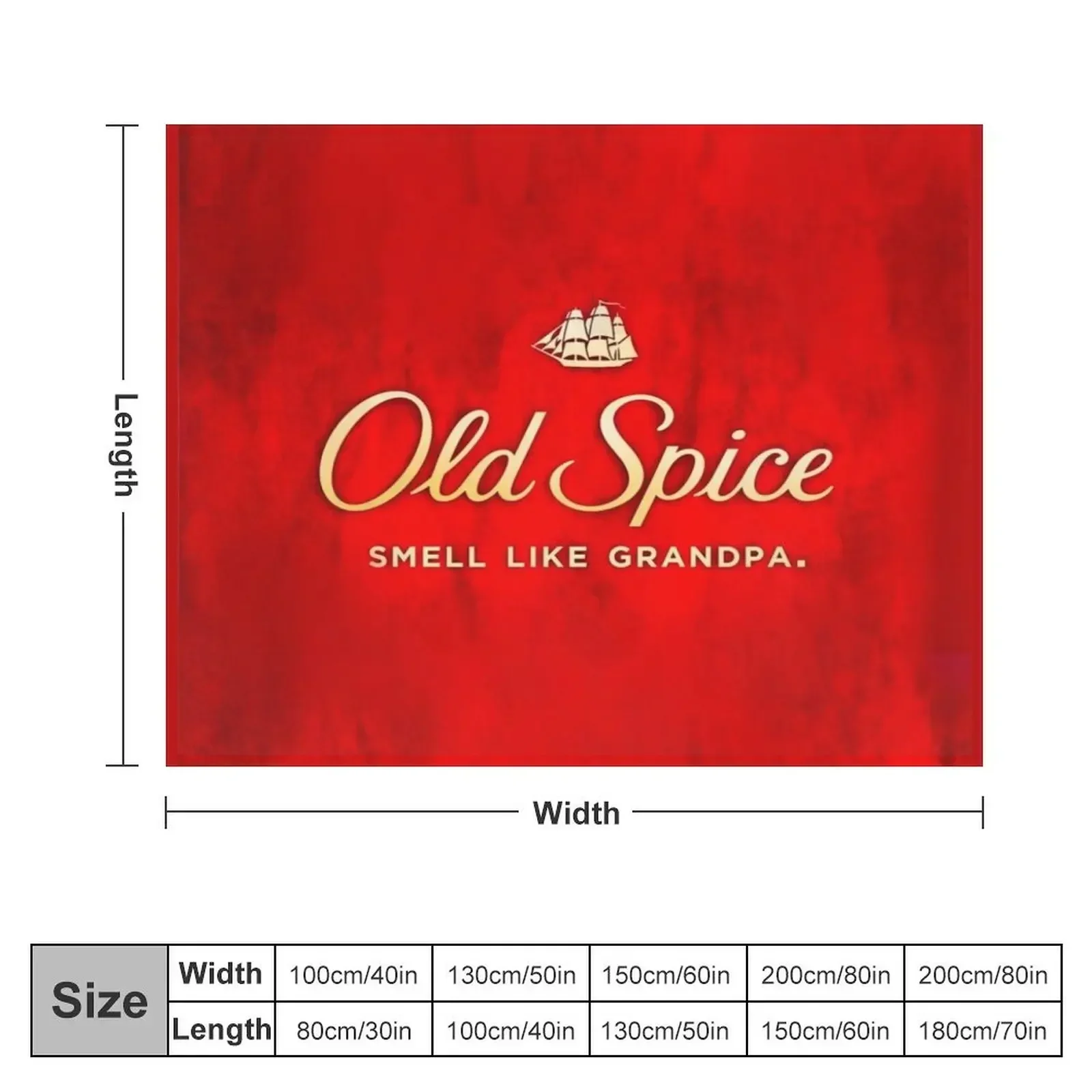 Old spice Throw Blanket Softest sofa bed Furry Beach Blankets