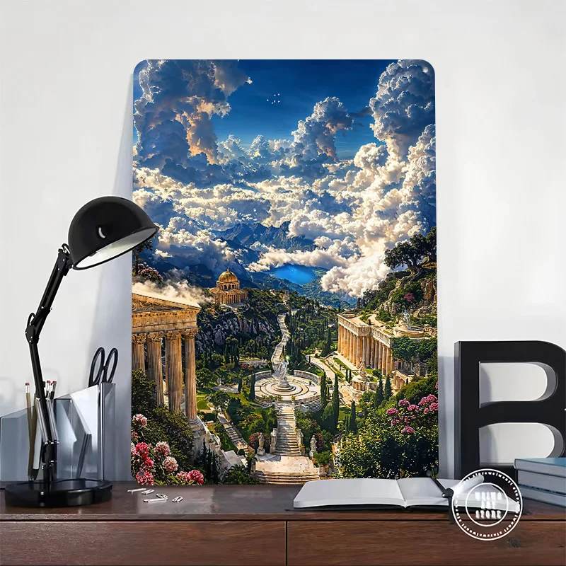 Divine Ascension Metal Poster Perfect Gift for Fans Lovers Personalized Wall Art Metal Sign for Decor Living Room Wand Deko Home