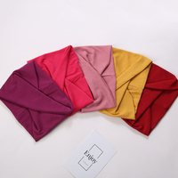 Oversize Wide Ribbed Woman Girls Headbands Cotton Solid Color Yoga Sports Hair Bands Twist Bandanas 14+ Women Hair Accessories